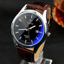 Men Luxury Calendar Quartz Watch-Brown black-JadeMoghul Inc.