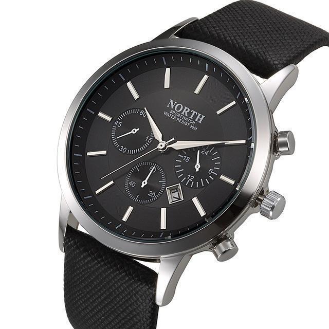 Men Luxury Casual Military Quartz Sports Wristwatch-Black-JadeMoghul Inc.