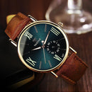 Men Luxury Quartz Watch-brown black-JadeMoghul Inc.