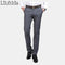 Men Luxury Suit Pants / Men Slim Fit Formal Trousers-Grey slim fit-28-JadeMoghul Inc.