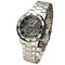 Men Mechanical Stainless Steel Strap Classic Wristwatch-SILVER BLACK-JadeMoghul Inc.