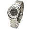 Men Mechanical Stainless Steel Strap Classic Wristwatch-SILVER WHITE-JadeMoghul Inc.