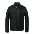 Men Motorcycle Wear Dashing Leather Jacket-Black-M-JadeMoghul Inc.