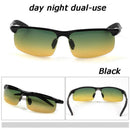 Men Night Vision Goggles / Anti-Glare Sunglasses-black green-JadeMoghul Inc.