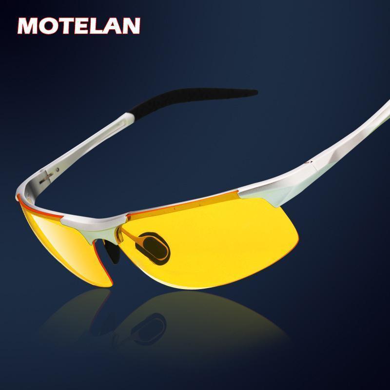 Men Night Vision Goggles / Anti-Glare Sunglasses-black green-JadeMoghul Inc.