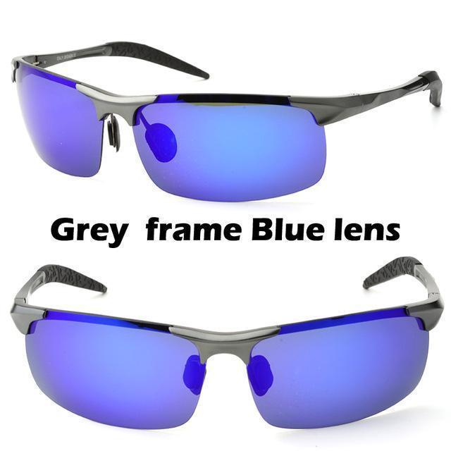 Men Night Vision Goggles / Anti-Glare Sunglasses-Grey Blue-JadeMoghul Inc.