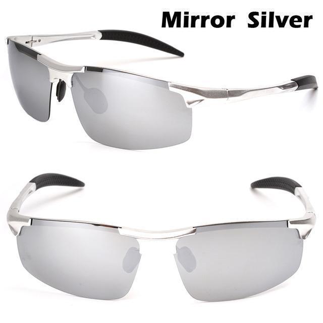 Men Night Vision Goggles / Anti-Glare Sunglasses-mirror silver-JadeMoghul Inc.