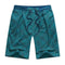 Men Plaid Shorts Classic Design / Cotton Casual Beach Shorts-Blue 2-XL-JadeMoghul Inc.