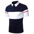 Men Polo Men Shirt Short Sleeve Polo Shirt Contrast Color Polo New Clothing Summer Streetwear Casual Fashion Men tops AExp