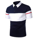 Men Polo Men Shirt Short Sleeve Polo Shirt Contrast Color Polo New Clothing Summer Streetwear Casual Fashion Men tops AExp