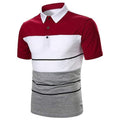 Men Polo Men Shirt Short Sleeve Polo Shirt Contrast Color Polo New Clothing Summer Streetwear Casual Fashion Men tops AExp