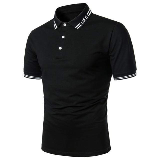Men Polo Men Shirt Short Sleeve Polo Shirt Contrast Color Polo New Clothing Summer Streetwear Casual Fashion Men tops AExp