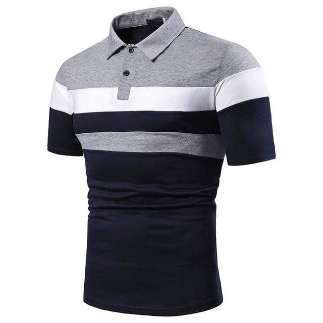 Men Polo Men Shirt Short Sleeve Polo Shirt Contrast Color Polo New Clothing Summer Streetwear Casual Fashion Men tops AExp
