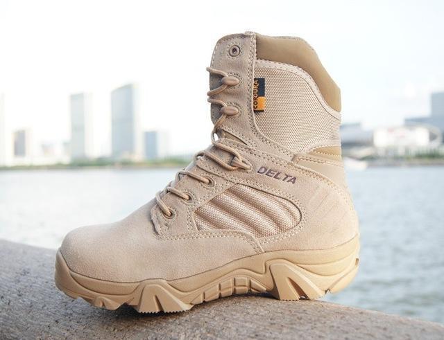 Men Quality Military Leather Boots / Special Force Tactical Desert Combat Boots-Sand2-11-JadeMoghul Inc.