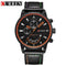 Men Quartz Luxury Leather Watch-Black-JadeMoghul Inc.