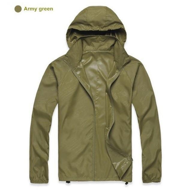 Men Quick Dry Hiking Jacket-AMRY GREEN-XS-JadeMoghul Inc.