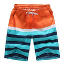 Men Quick Dry Shorts / Casual Summer Beach Shorts M-Men 8 Orange Blue-S-JadeMoghul Inc.