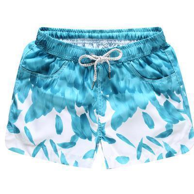 Men Quick Dry Shorts / Casual Summer Beach Shorts M-Women 1 Light Green-S-JadeMoghul Inc.