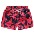 Men Quick Dry Shorts / Casual Summer Beach Shorts M-Women 9 Red-S-JadeMoghul Inc.