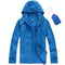 Men Quick Dry Skin Jacket / Ultra-Light Casual Windbreaker / Waterproof Clothing-Royal Blue-XS-JadeMoghul Inc.