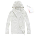 Men Quick Dry Skin Jacket / Ultra-Light Casual Windbreaker / Waterproof Clothing-White-XS-JadeMoghul Inc.
