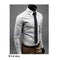 Men 's Fashion Candy Color Long - sleeved Slim Business Casual Shirt Men Luxury Stylish Casual Dress Slim Fit Casual Blouse-4-L-JadeMoghul Inc.
