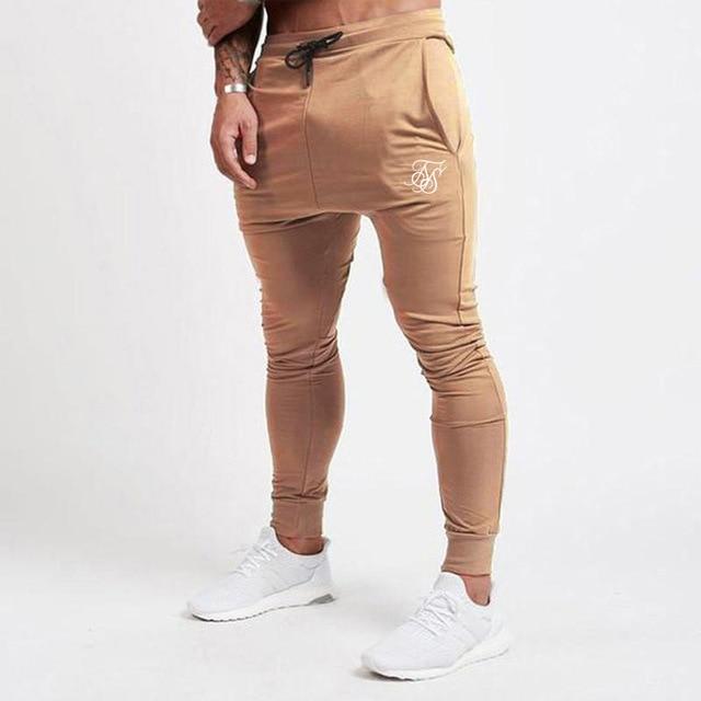 Men's high-quality Sik Silk brand polyester trousers fitness casual trousers daily training fitness casual sports jogging pants AExp