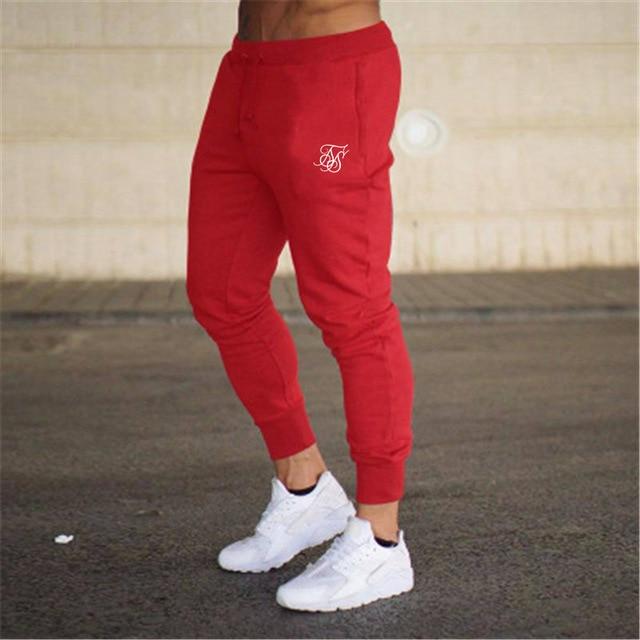 Men's high-quality Sik Silk brand polyester trousers fitness casual trousers daily training fitness casual sports jogging pants AExp