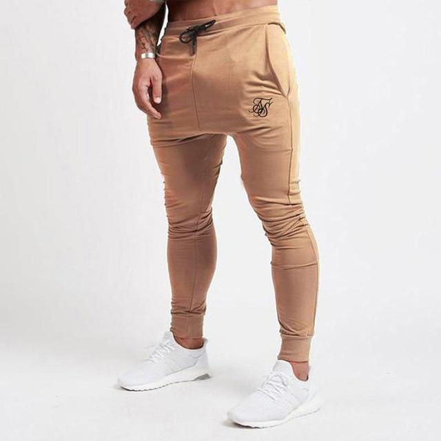 Men's high-quality Sik Silk brand polyester trousers fitness casual trousers daily training fitness casual sports jogging pants AExp