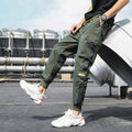 Men's Side Pockets Cargo Harem Pants 2020 Ribbons Black Hip Hop Casual Male Joggers Trousers Fashion Casual Streetwear Pants JadeMoghul Inc. 