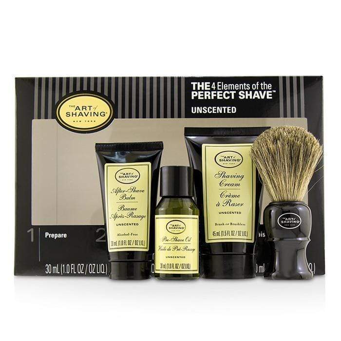 The 4 Elements of the Perfect Shave Mid-Size Kit - Unscented - 4pcs