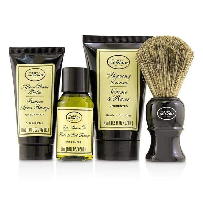The 4 Elements of the Perfect Shave Mid-Size Kit - Unscented - 4pcs