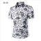 Men Short Sleeve Hawaiian Shirt / Summer Casual Floral Shirt For Men-DC02-M-JadeMoghul Inc.