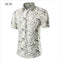 Men Short Sleeve Hawaiian Shirt / Summer Casual Floral Shirt For Men-DC03-M-JadeMoghul Inc.