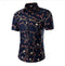 Men Short Sleeve Hawaiian Shirt / Summer Casual Floral Shirt For Men-DC07-M-JadeMoghul Inc.