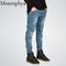 Men Skinny Jeans / Pleated Blue Denim-Gra-29-JadeMoghul Inc.