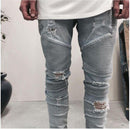 Men Skinny Ripped Stretch Slim Fit Jeans-blue-28-JadeMoghul Inc.