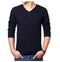 Men Smart Casual V-Neck Sweater-Dark Blue-4XL-JadeMoghul Inc.