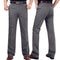 Men Smart Dress Pants / Straight Long Cotton Trousers-5211-29-JadeMoghul Inc.