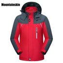 Men Smart Hooded Waterproof Jacket / Casual Hooded Windproof Jacket-Red-M-JadeMoghul Inc.