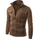 Men Smart Sweatshirt / Jacket For Winter-Black-L-JadeMoghul Inc.