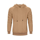 Men Smart Sweatshirt Tracksuit - Men Sportswear Long Sleeve Hoodie & Sweatpants (2pcs)-WY18 Khaki-S-JadeMoghul Inc.