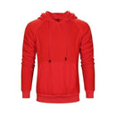 Men Smart Sweatshirt Tracksuit - Men Sportswear Long Sleeve Hoodie & Sweatpants (2pcs)-WY18 Red-S-JadeMoghul Inc.