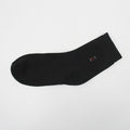 Men Solid Color Cotton Classic Business Casual Socks-A black-JadeMoghul Inc.