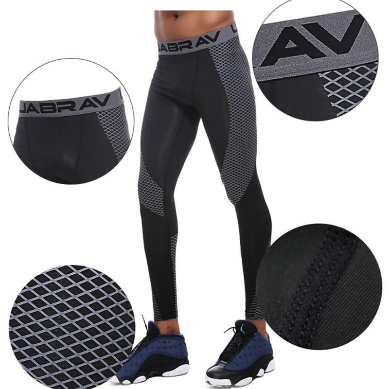 Men Sports Leggings Running Tights Sportswear Yoga Trousers Plus Size Fitness Compression Sexy Gym Pants-XXL-JadeMoghul Inc.