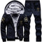 Men Sportswear Hoodies / Casual Sweatshirt / Tracksuit Sets-D76 Dark Blue-M-JadeMoghul Inc.