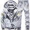 Men Sportswear Hoodies / Casual Sweatshirt / Tracksuit Sets-D76 Light Gray-M-JadeMoghul Inc.