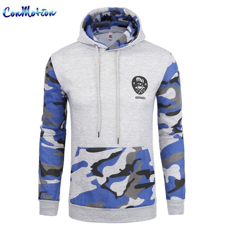 Men Sportswear Pullover / Comfortable Casual Hip hop Sweatshirt-black blue-S-JadeMoghul Inc.