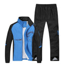 Men Sportswear Suit - Smart Tracksuit Including Jacket & Pants-Blue-L-JadeMoghul Inc.