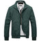 Men Spring / Autumn Jacket With Fashionable Stand Collar / Slim Casual Style Business Jacket-Green-M-JadeMoghul Inc.